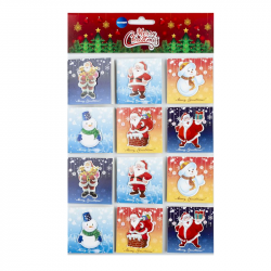 Christmas gift tags CENTRUM various motifs, 12 pcs