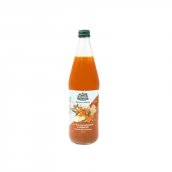 Tea concentrate ŽOLYNĖLIS sea buckthorn with ginger 750 ml