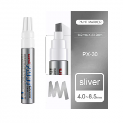 Marker oil PX-30 silver