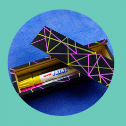 Marker oil PX-203 silver