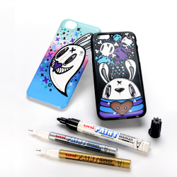 Marker oil PX-203 silver