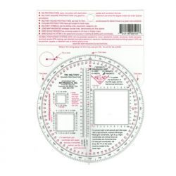 Military protractor RM Military Protractor Round