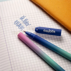 Erasable pen CARIOCA OOPS EASY 0.7mm blue color, pack of 12