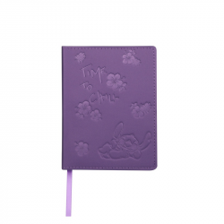 Notebook STITCH B6, 80 sheets, squared, purple