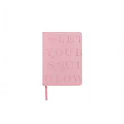 Notebook STITCH B6, 80 sheets, squared, pink