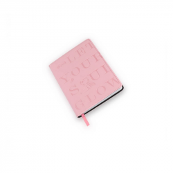 Notebook STITCH B6, 80 sheets, squared, pink
