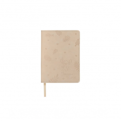 Notebook STITCH B6, 80 sheets, squared, beige