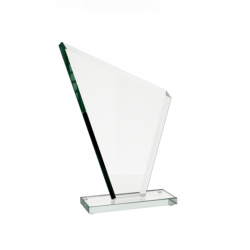 Stiklinis trofėjus GS201 aukštis 27,5cm