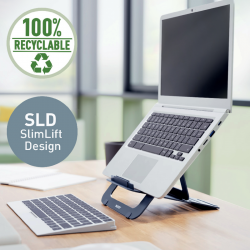 Laptop stand LEITZ, grey color