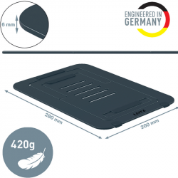 Laptop stand LEITZ, grey color