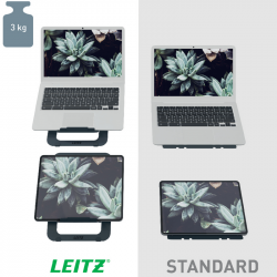 Laptop stand LEITZ, grey color