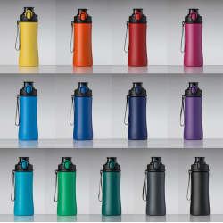 Gertuvė COLORISSIMO PRIMO, metalinė 550ml, rožinės sp.