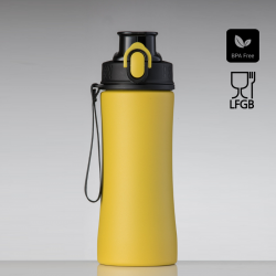 Gertuvė COLORISSIMO PRIMO, metalinė 550ml, geltonos sp.