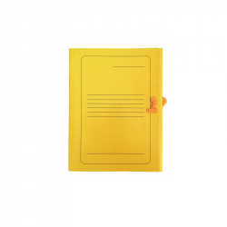 Folder for A4 documents, color with print and laces
