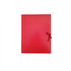 Folder for A4 documents, color with print and laces