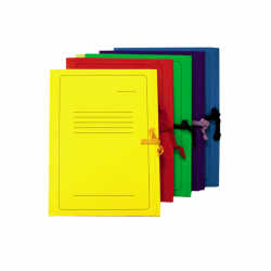 Folder for A4 documents, color with print and laces