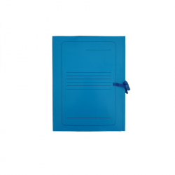 Folder for A4 documents, color with print and laces