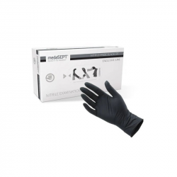 Disposable black gloves NITRILAS, 100 pcs., size XL