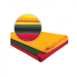 Lithuanian flag printed with carabiners 100x170cm
