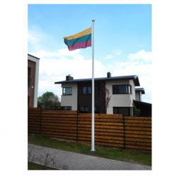 Lithuanian flag printed with carabiners 100x170cm
