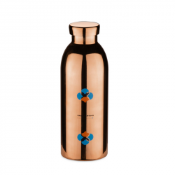 Metal thermal water bottle NEL, 500 ml, rose gold color