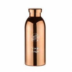 Metal thermal water bottle NEL, 500 ml, rose gold color