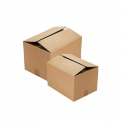 Cardboard shipping box, brown, 430x310x130mm