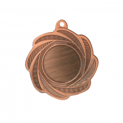 Medal common 50/25mm MMC1350 bronze color
