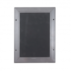 Hanging advertising frame A5 (14.8x21) with 25mm snap edges, aluminum frame CLICK