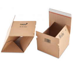 Postal shipping box 305x215x140mm, brown