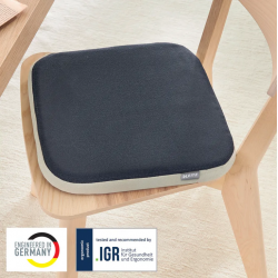 Ergonomic chair cushion LEITZ ERGO, grey