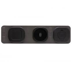 Travel charger 3-in-1 Swiss Peak, black color