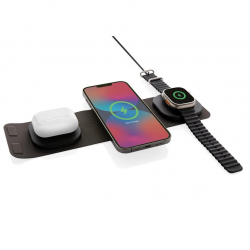 Travel charger 3-in-1 Swiss Peak, black color