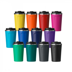 Thermal mug NORDIC 350ml, dark blue color