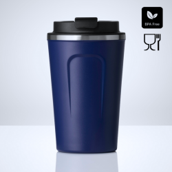 Thermal mug NORDIC 350ml, dark blue color