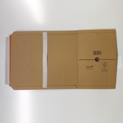 Cardboard packaging for shipments 305x220x20-70mm, brown