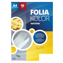 Film for color laser printers and copiers MATT 115mic. A4 10 sheets/pack