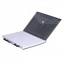 Studento knyga su spirale COOLPACK  B5 200 puslapių/100 lapų, 4 skirtukai, langeliais, žalia sp.