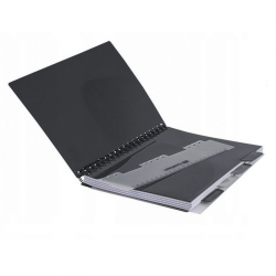 Spiral student notebook COOLPACK B5 200 pages/100 sheets, 4 dividers, squared, green