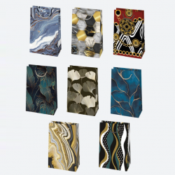 Gift bag T3 16x24x7cm, assorted colors, pack of 10