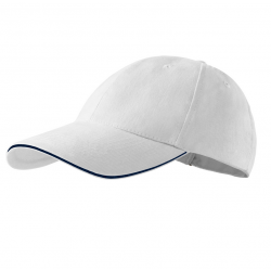 Sun cap with peak 340g., various colors, MALFINI 6P SANDWICH
