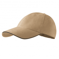 Sun cap with peak 340g., various colors, MALFINI 6P SANDWICH