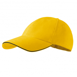 Sun cap with peak 340g., various colors, MALFINI 6P SANDWICH