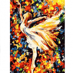 Paint by number kit BALLERINA, 40x50cm Centrum