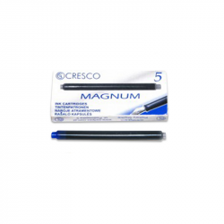 Ink cartridges long, blue, 5 pcs
