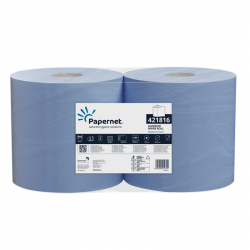Industrial cleaning paper roll PAPERNET 3-ply, 150m, 23.6x30x25cm, blue, 1 pc.