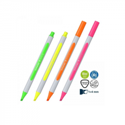 Teksto žymeklis SCHNEIDER SHINE-UP, geltona sp., 1-4mm., k.g.