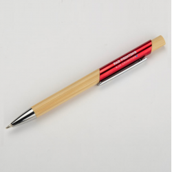 Automatic ballpoint pen BALIS, red color