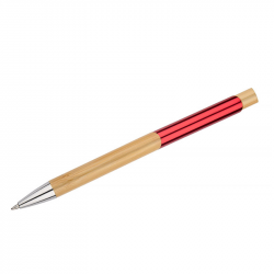 Automatic ballpoint pen BALIS, red color