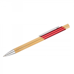 Automatic ballpoint pen BALIS, red color